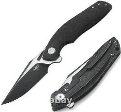 Bestech Ghost Folding Knife 3.5 S35VN Steel Blade Titanium/Carbon Fiber Handle