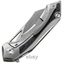Bestech Kasta Folding Knife 3.5 M390 Steel Blade Titanium/Carbon Fiber Handle