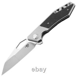 Bestech Knife Fractal Grey Titanium / Carbon Fiber BT1907A