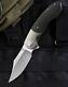 Bestech Knives Bowietie Folding Knife 3.5 M390 Steel Blade Titanium/carbon F