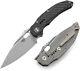 Bestech Knives Exploit Folding Knife 3.13 S35vn Steel Blade Titanium/carbon F