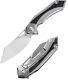 Bestech Knives Folding Knife 3.5 Bohler M390 Steel Blade Titanium/carbon Fiber