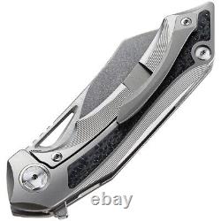 Bestech Knives Folding Knife 3.5 Bohler M390 Steel Blade Titanium/Carbon Fiber