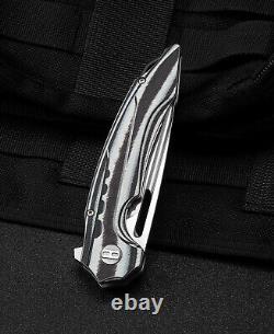 Bestech Knives Ornetta Folding Knife 3.54 N690 Steel Blade Carbon Fiber / G10