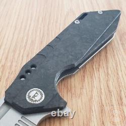 Bestech Knives Shodan Folding Knife 3.88 S35VN Steel Blade CF / Titanium Handle