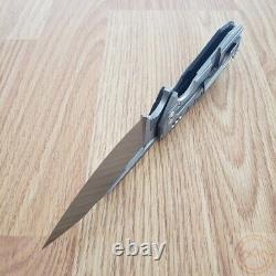 Bestech Knives Shodan Folding Knife 3.88 S35VN Steel Blade CF / Titanium Handle