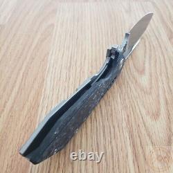 Bestech Knives Shodan Folding Knife 3.88 S35VN Steel Blade CF / Titanium Handle