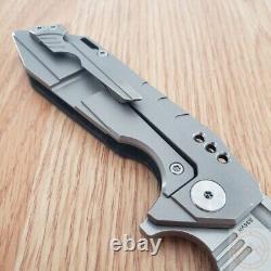 Bestech Knives Shodan Folding Knife 3.88 S35VN Steel Blade CF / Titanium Handle