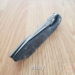 Bestech Knives Shodan Folding Knife 3.88 S35VN Steel Blade CF / Titanium Handle