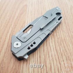 Bestech Knives Shodan Folding Knife 3.88 S35VN Steel Blade CF / Titanium Handle