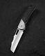 Bestech Knives Syn Folding Knife 3.5 Elmax Steel Blade Titanium/carbon Fiber