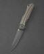 Bestech Knives Thyra Folding Knife 3.56 M390 Steel Blade Titanium/carbon Fiber