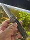 Bestech Knives Tonic Folding Knife 2.88 M390 Satin Titanium/carbon Fiber