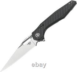 Bestech Malware Folding Knife 3.88 S35VN Steel Blade Titanium/Carbon F Handle