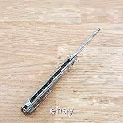 Beyond EDC Core Framelock Folding Knife 3.25 S35VN Steel Blade Titanium Handle
