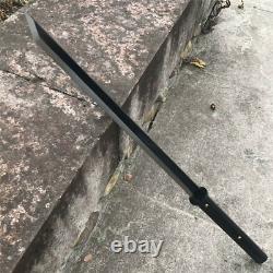 Black Folded Steel Japanese Samurai Sword katana Full Tang handmade Blade Sharp