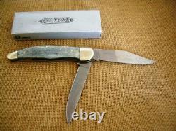 Boker 2-blade Folding Hunter Folding Knife Smooth Gray Bone 112020sgrb