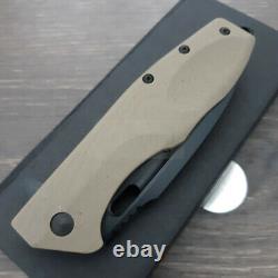 Boker Caracal Tactical Folding Knife 3.5 D2 Tool Steel Blade Black G10 Handle