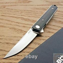 Boker Kwaiken CF Folding Knife 3.13 D2 Tool Steel Blade Carbon Fiber Handle