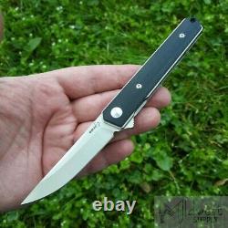Boker Kwaiken Mini Folding Knife 3 Satin Finish D2 Tool Steel Blade G10 Handle
