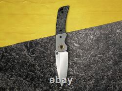 Boker Plus Gulo Marble Folding Knife 3.31 D2 Tool Steel Blade Carbon F/Titanium