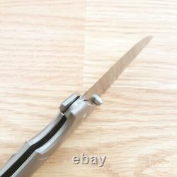 Boker Plus Jive Framelock Folding Knife 3 D2 Tool Steel Blade Titanium Handle