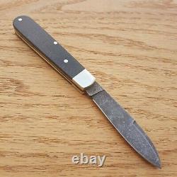 Boker Prime Barlow Folding Knife 2.76 O1 Carbon Steel Blade Micarta Handle