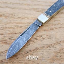 Boker Schloss Burg Barlow Folding Knife 2.72 O1 Tool Steel Blade Wood Handle