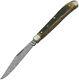 Boker Schloss Burg Trapper Folding Knife O1 Steel Blade Oak/wood Handle Bo113316