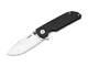 Boker Sherman Edc Folding Knife Black Carbon Fiber Handle Magnacut Plain 110665