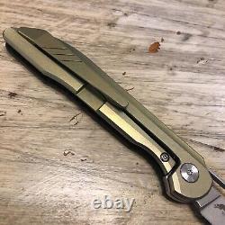 Boos Blades Smoke 2.0 Twill Carbon Fiber Frame Lock Knife Gray Ti