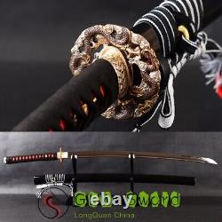 Boutique Katana Japan Ninja Sect Samurai Swords Clay Tempered Folded Steel Sharp