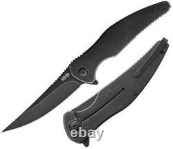 Brous Blades Sniper Folding Knife 4 D2 Tool Carbon Steel Blade Stainless Handle