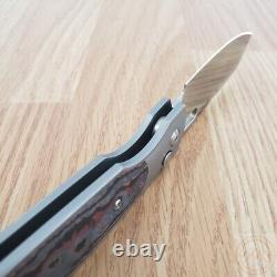 CJRB Ekko Folding Knife 3.25 CPM-S90V Steel Blade Titanium/Fat Carbon Handle