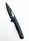 Cmb Made Spear Folding Knife 3.75 S35vn Blade Titanium / Carbon Fiber Exc