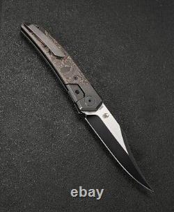 CMB Zetsu CMB-09C Titanium+Carbon Fiber Handle M390 Steel Pocket Folding Knife