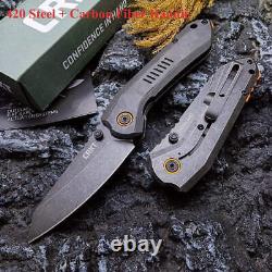 CRKT 6280 8Cr13Mov Folding Blade Knife Portable Surviva Folding Knife Pocket Cam