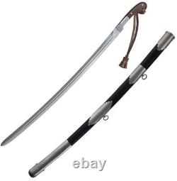 Cas Hanwei Civilian Shashka 29.38 High-Carbon Steel Blade Wood Handle Scabbard