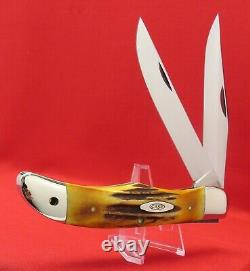 Case XX USA 10-Dot 1970 5265 SAB Warm Stag Folding Hunter Beautiful Unused Knife