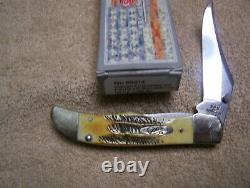 Case xx Kickstart Mid Folding Hunter Knife 6.5 BONE STAG Knive 65314 With Clip