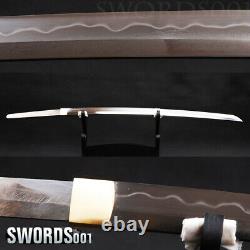 Clay Tempered Folded 15 Times Bare Blade T10 Carbon Steel For Samurai Katana