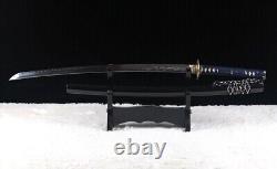 Clay tempered Folded Steel Japanese Samurai Katana Sword full tang sharp blade