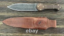 Condor Trade Dag Fixed Knife 8 Double Edge 1095HC Steel Blade Walnut Handle