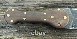 Condor Trade Dag Fixed Knife 8 Double Edge 1095HC Steel Blade Walnut Handle