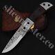 Custom Handmade Carbon Steel Folding Knife With Leather Sheath Fully Engraved