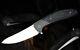Custom Knife Factory Mkad Marun Folding Knife S90v Blade Titanium & Carbon Fiber