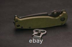 DPx Gear HEST Classic Folding Knife 3.13 D2 Tool Steel Blade G10/Titanium Handle
