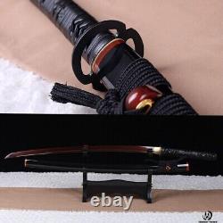 Damascus Folded Steel Japanese Samurai Sword Katana Full Tang Battle Ready Sharp