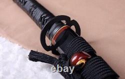 Damascus Folded Steel Japanese Samurai Sword Katana Full Tang Battle Ready Sharp