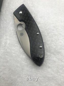 Discontinued Spyderco C65CFP Lum Chinese Folding Knife New In Box